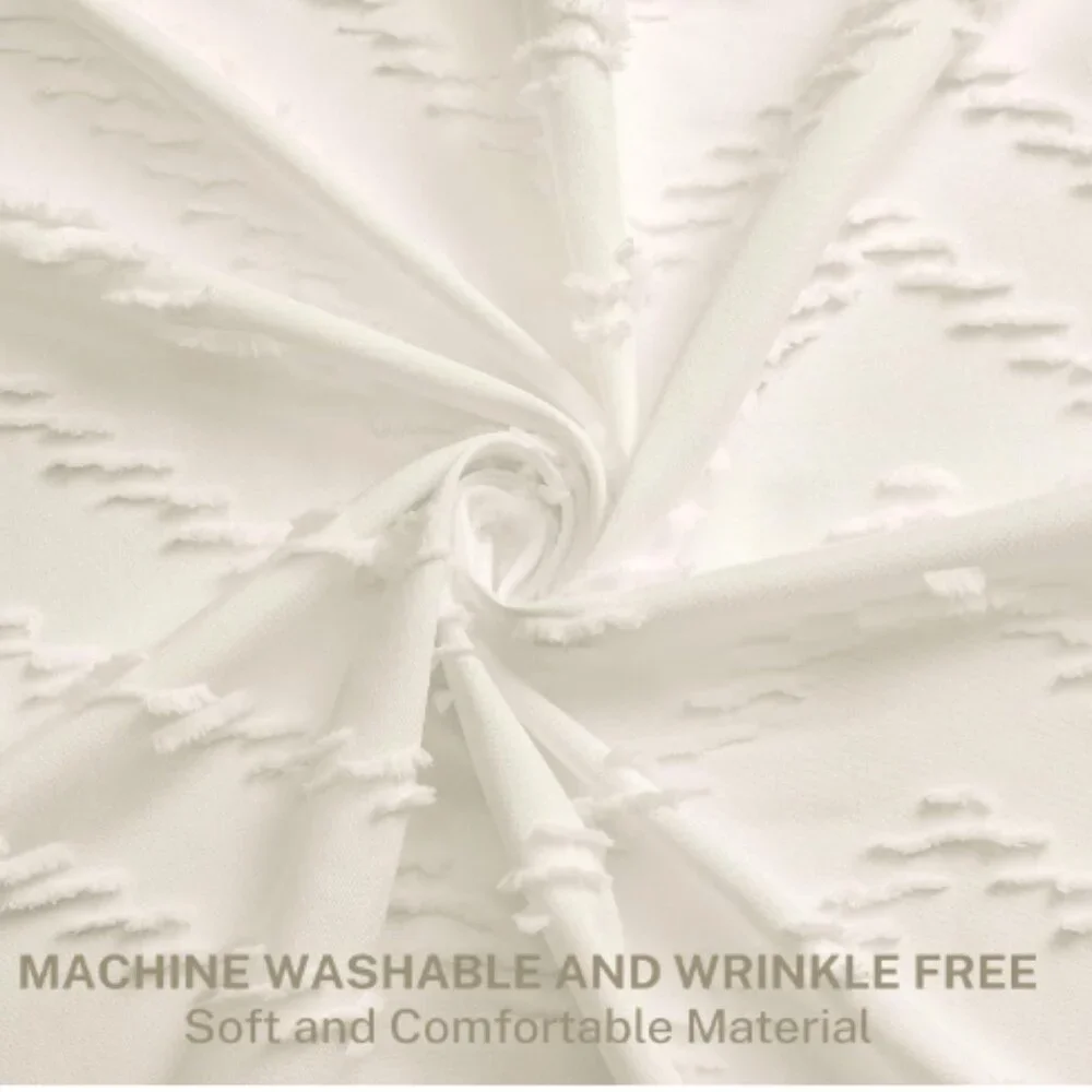 Elegant Cream Shower Curtain